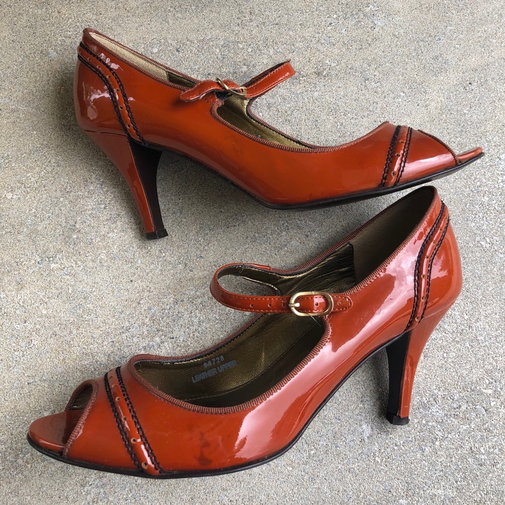 J Crew Mary Jane peep toe size 7.5